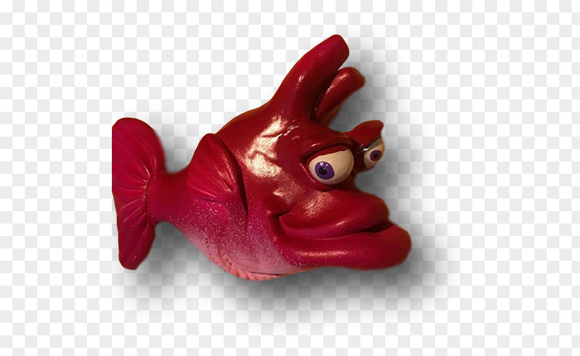 Pink Fish Figurine PNG