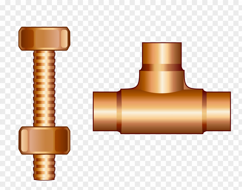 Vector Screw Nut Drawing PNG