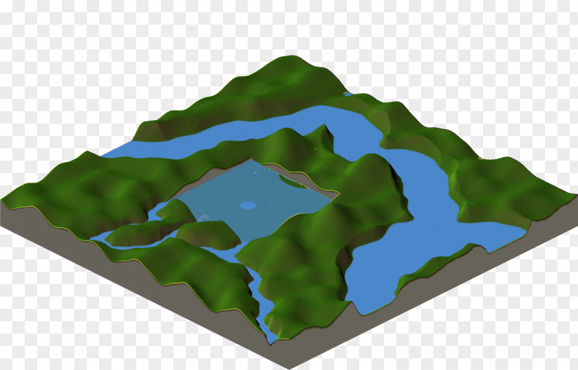 Water Resources Biome Pattern PNG