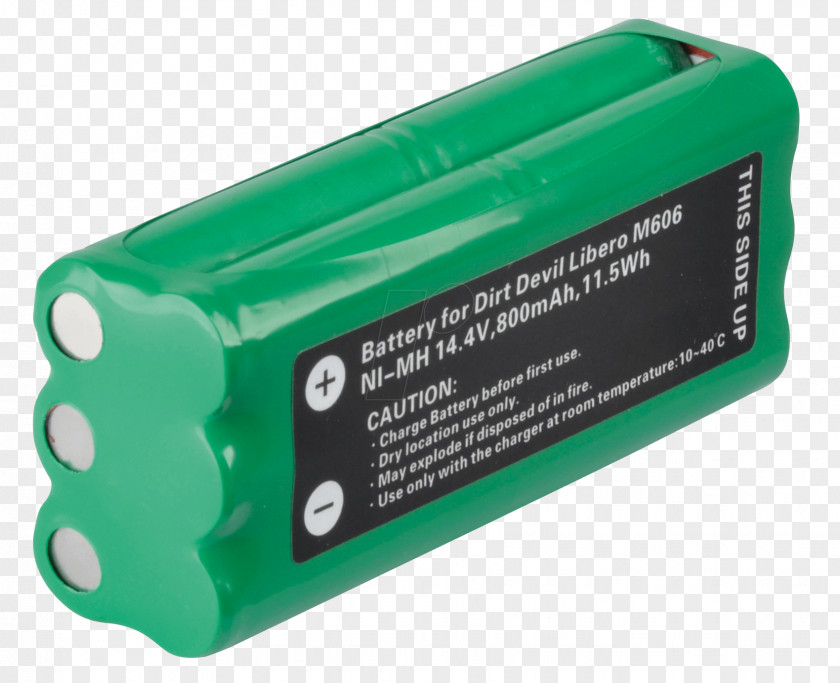 Dirt Devil Electric Battery M606 Libero Rechargeable Nickel–metal Hydride PNG