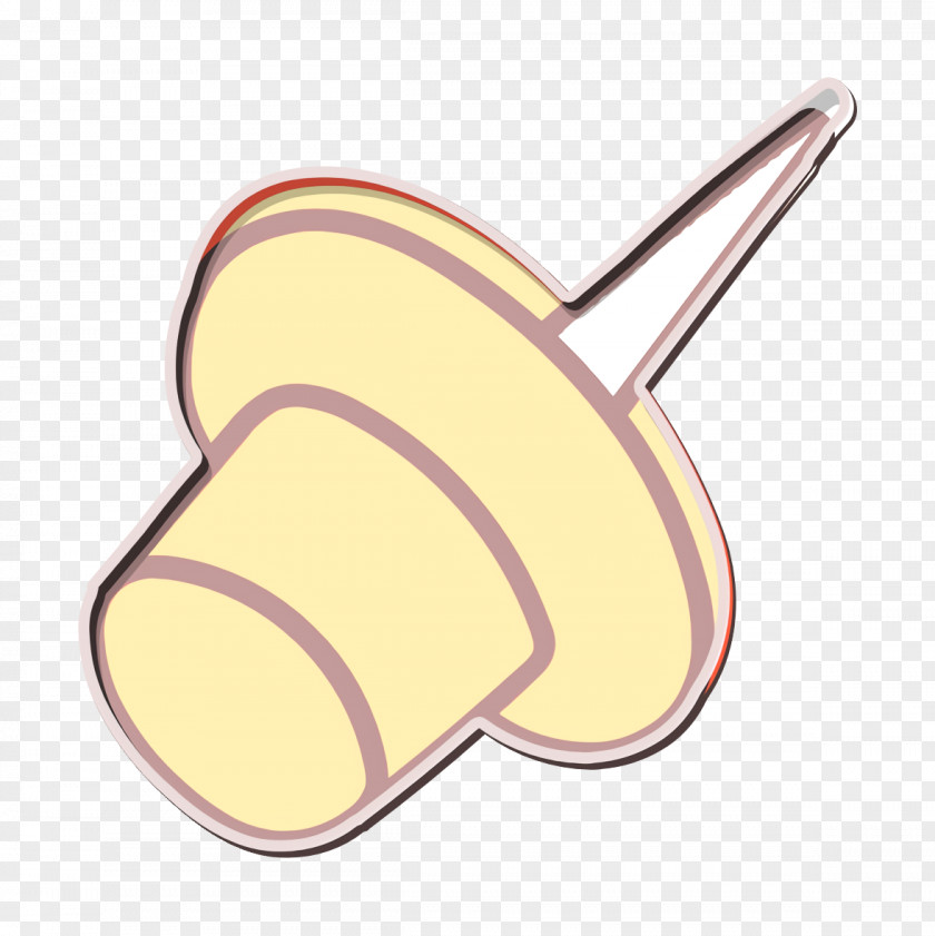 Finger Ear Office Icon Pin Pushpin PNG