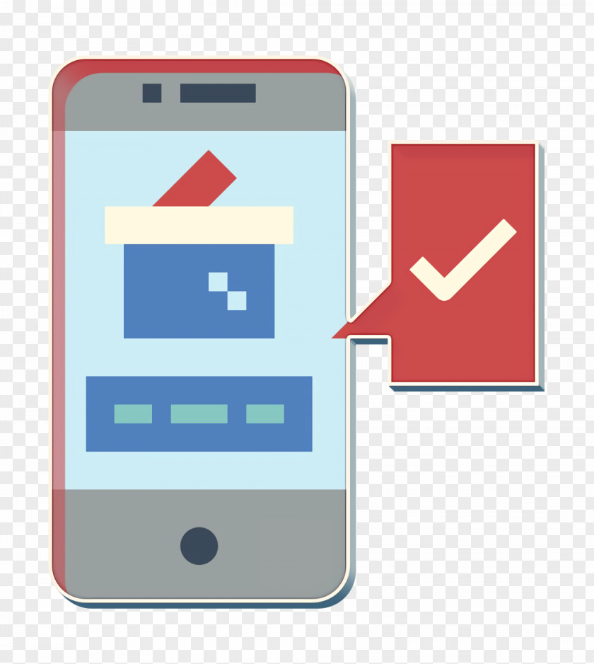 Online Voting Icon Smartphone Election PNG