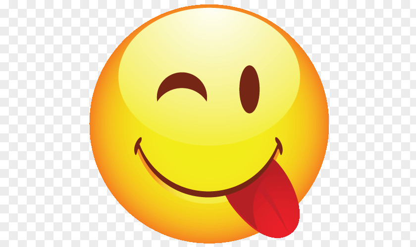 Smiley Emoticon Wink Laughter T-shirt PNG