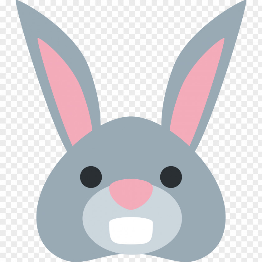 Bunnies Emoji SMS Animal Playtime Sticker Text Messaging PNG