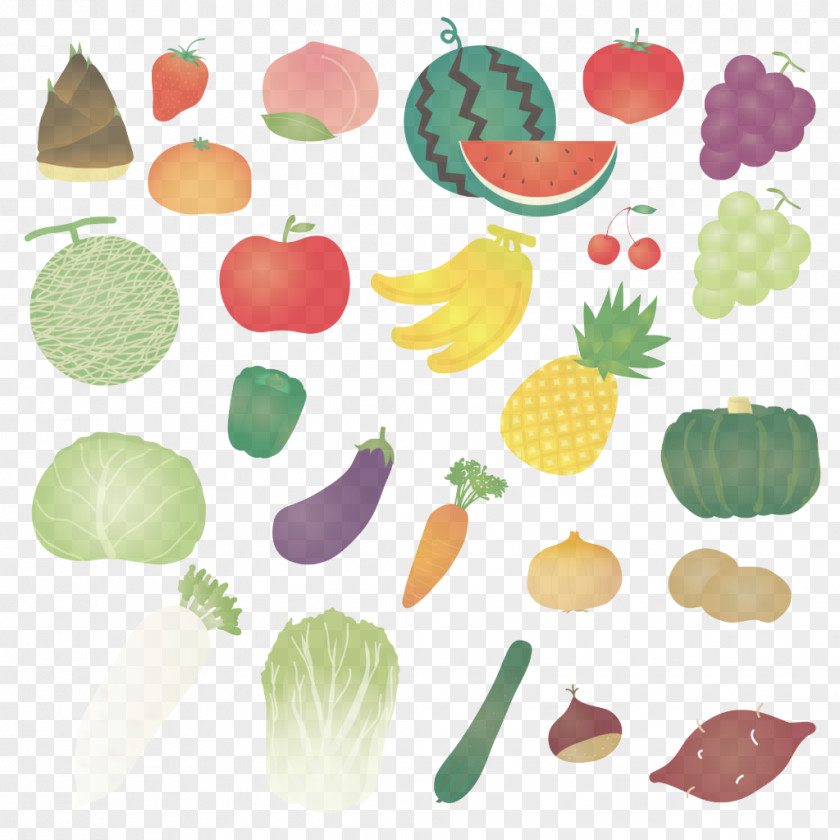 Fruit Vegetarian Food Clip Art PNG