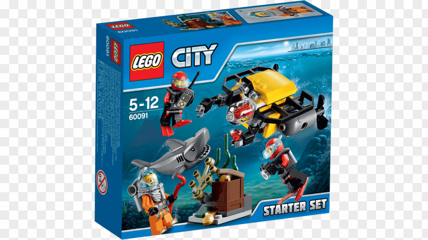 Lego City LEGO 60091 Deep Sea Starter Set Toy Hamleys PNG