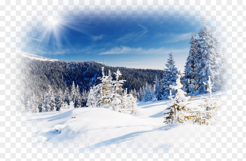 Natural Landscape Desktop Wallpaper Winter Snow PNG