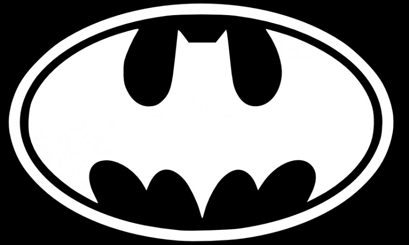 Batman Symbol Image Black And White Batgirl Logo Clip Art PNG