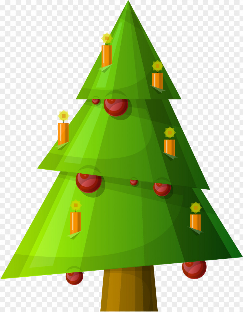 Christmas Tree New Year Clip Art PNG