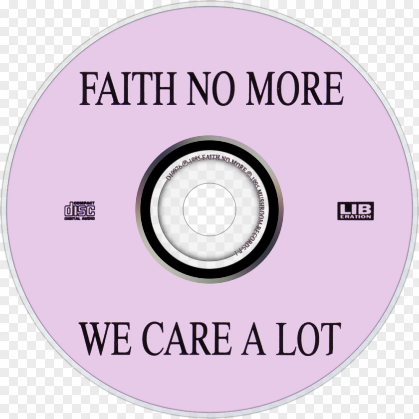 Compact Disc We Care A Lot Faith No More Music Album PNG disc a Album, we care clipart PNG