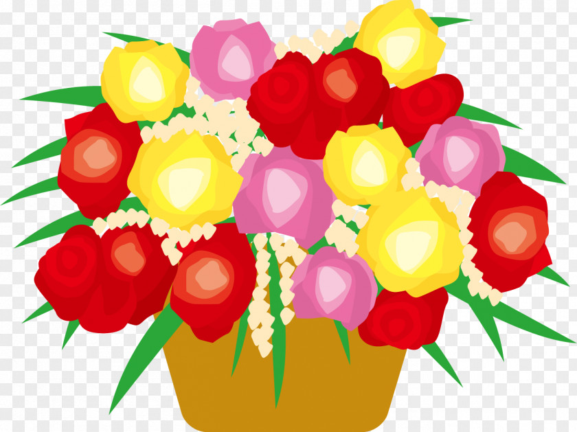 Flower Design Clip Art. PNG