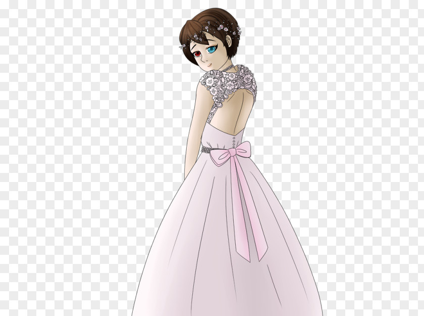 Lilac Gown Shoulder PNG