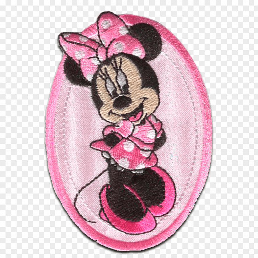 Minnie Mouse Mickey Embroidered Patch Iron-on PNG