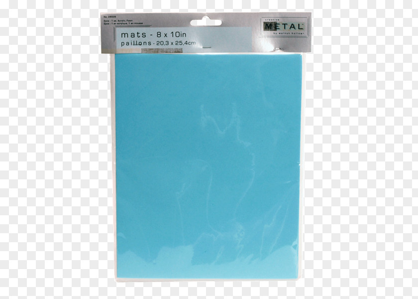 Foam Board Turquoise Plastic Rectangle PNG