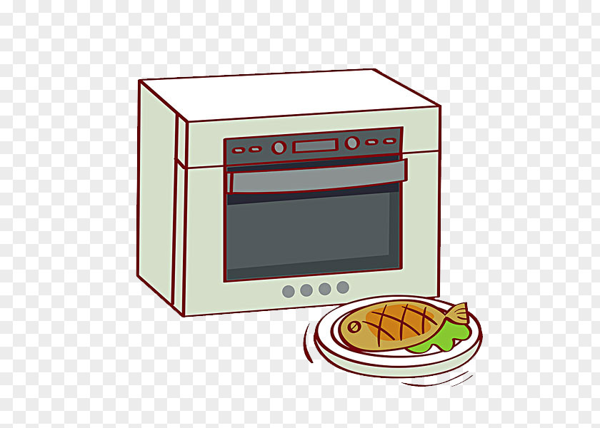 Microwave Illustration Oven Cooking Kitchen PNG