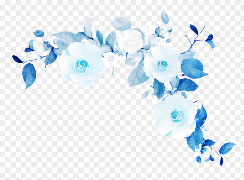 Petal Flower Blue PNG