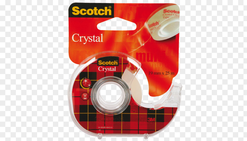 Ribbon Adhesive Tape Scotch Crystal 3M PNG