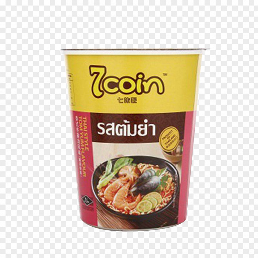 Seven Cracking It Thai Tom Yum Flavor Instant Noodles Noodle Cuisine Fast Food PNG
