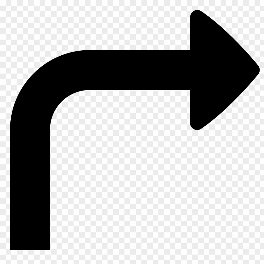 Up Arrow Turn Right Free Clip Art PNG