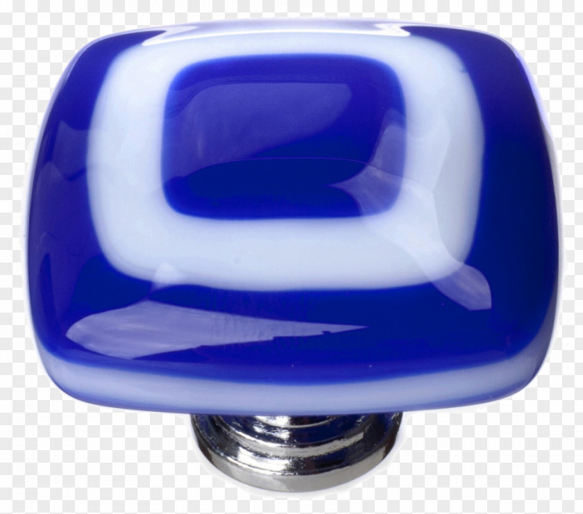 Glass Drawer Pull Cabinetry Cobalt Blue PNG
