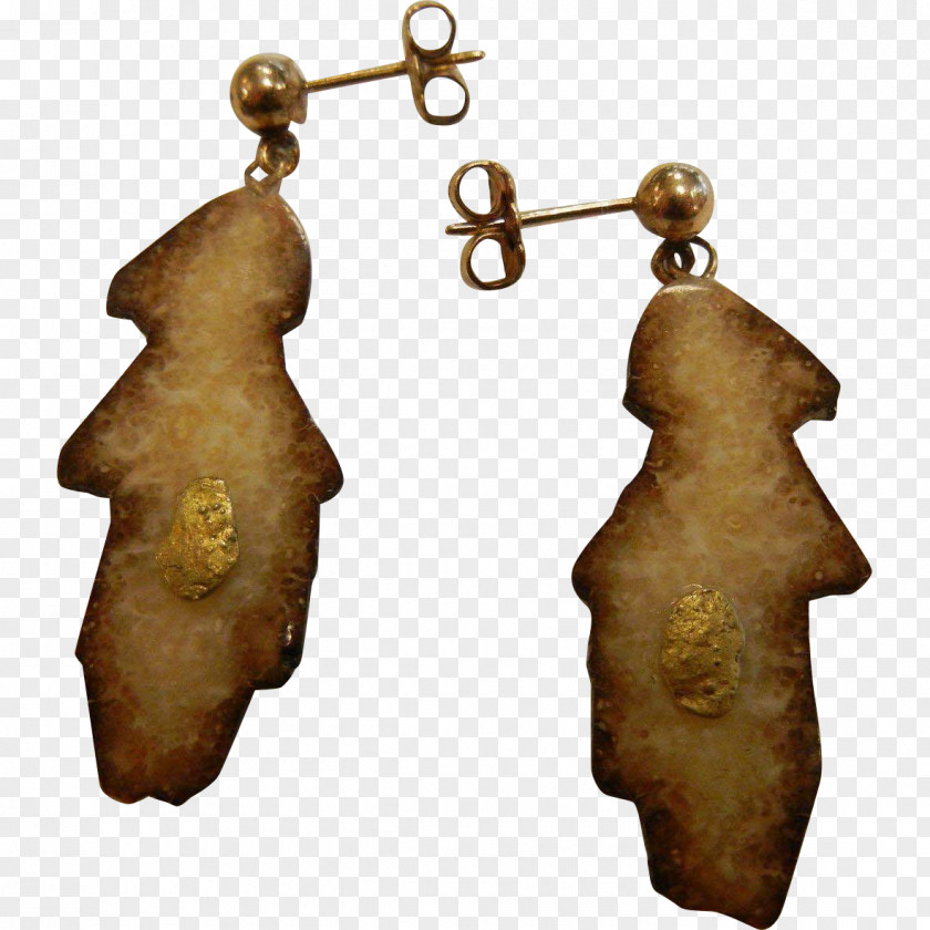 Nugget Earring Jewellery Metal PNG