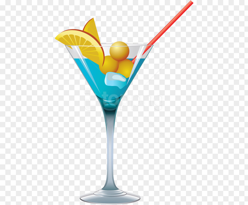 Vodka Martini Liqueur Cocktail Cartoon PNG