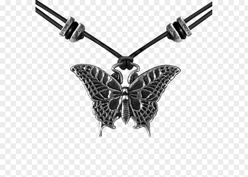 Butterfly Ring Charms & Pendants Necklace Jewellery Gold Silver PNG