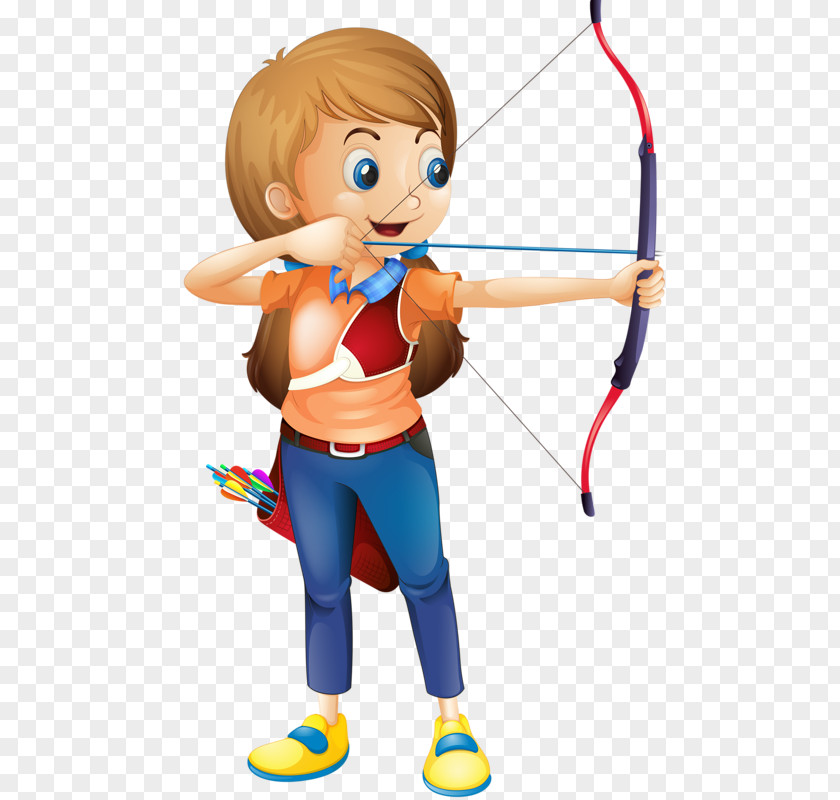 Cartoon Archery Training Clip Art Vector Graphics Sports Illustration Image PNG