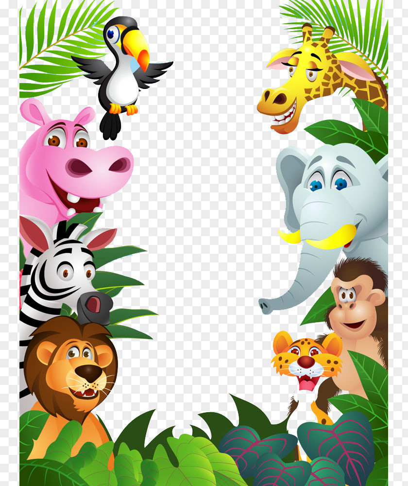 Cute Animal Collection Cartoon Royalty-free Clip Art PNG