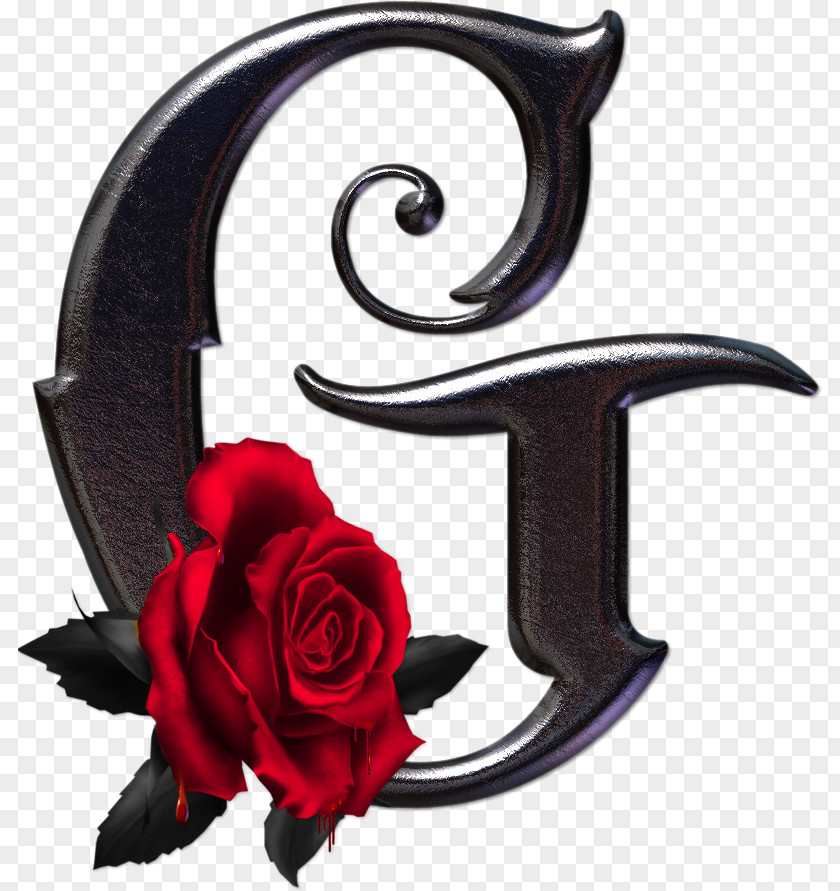 J Gothic Alphabet Letter Art PNG