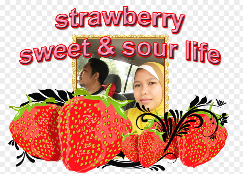 Strawberry Food Mr. Grimes Font PNG