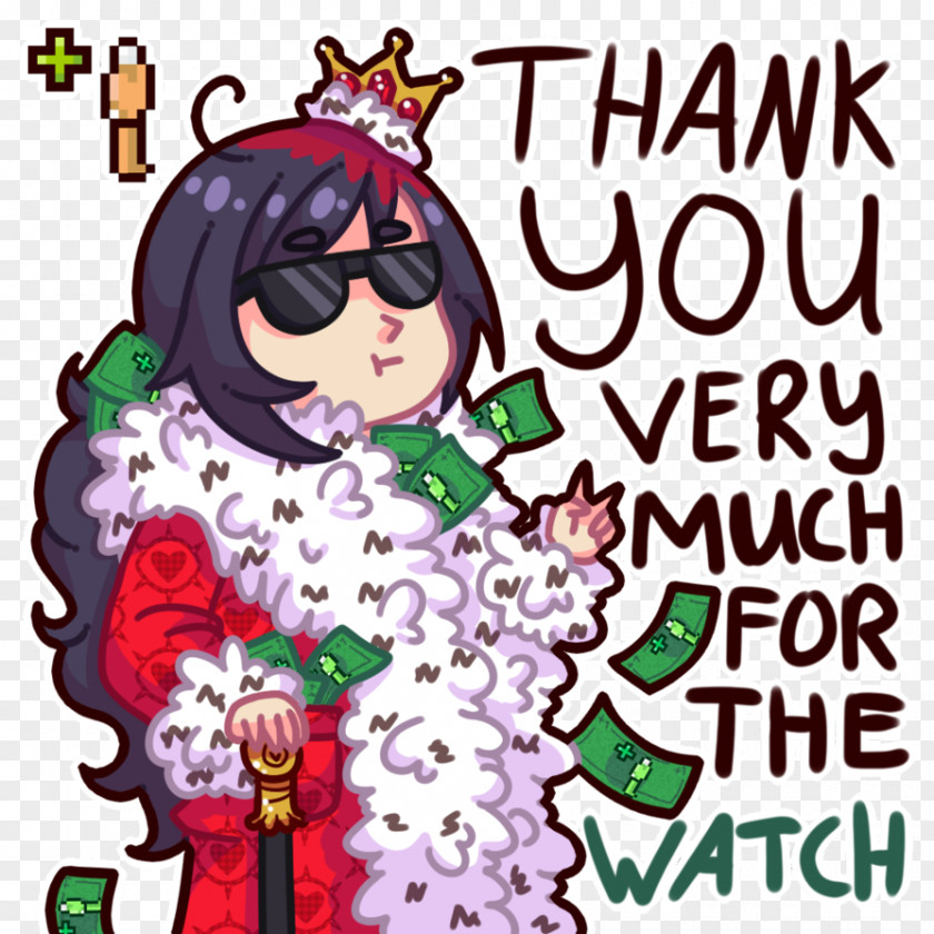 Thank You FOR WATCHING Digital Art Drawing Clip PNG