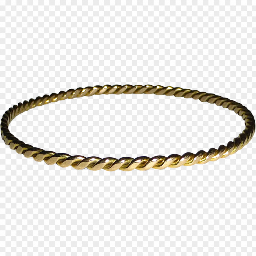 Twisted Wire Bangle Gold Bracelets Earring PNG