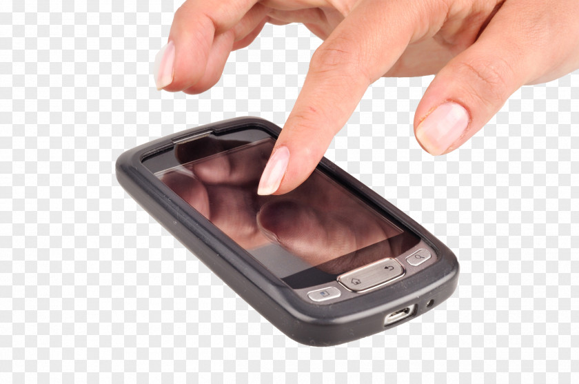 Hand Phone Smartphone Finger Stock Photography PNG