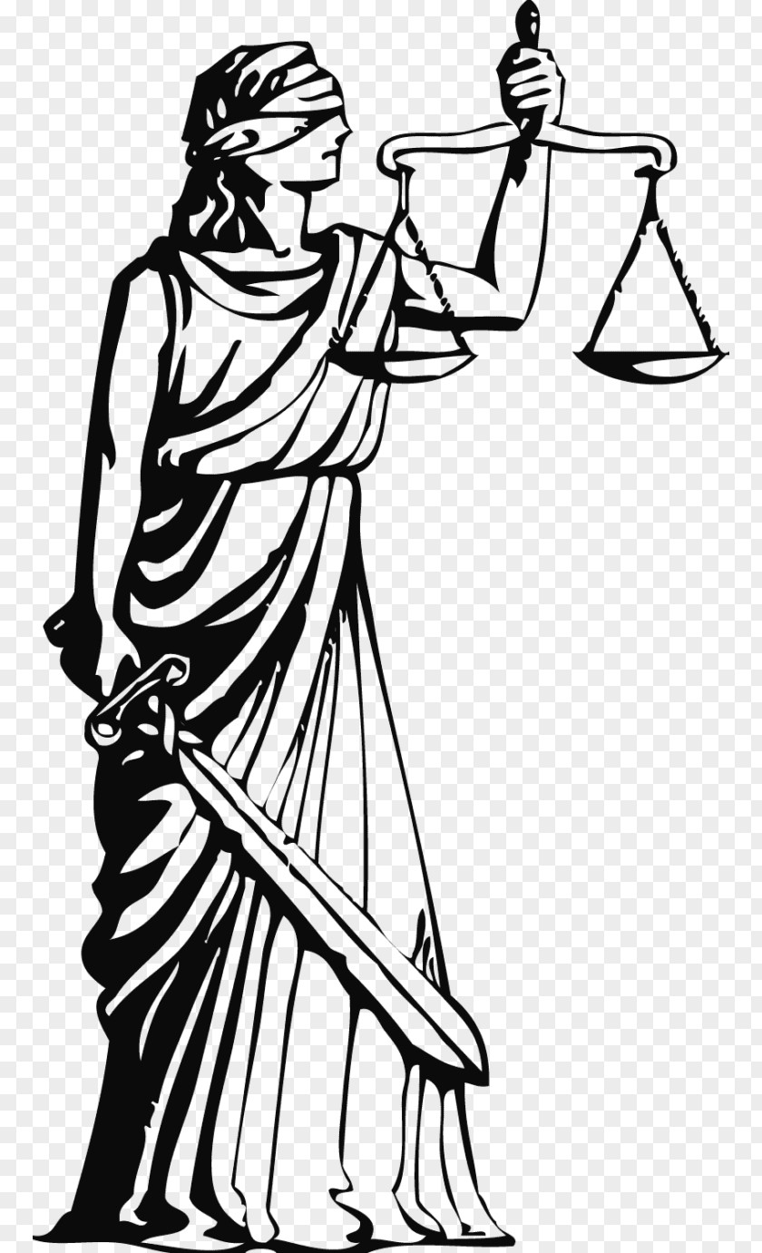 Lady Justice Vector Clip Art Measuring Scales Themis PNG
