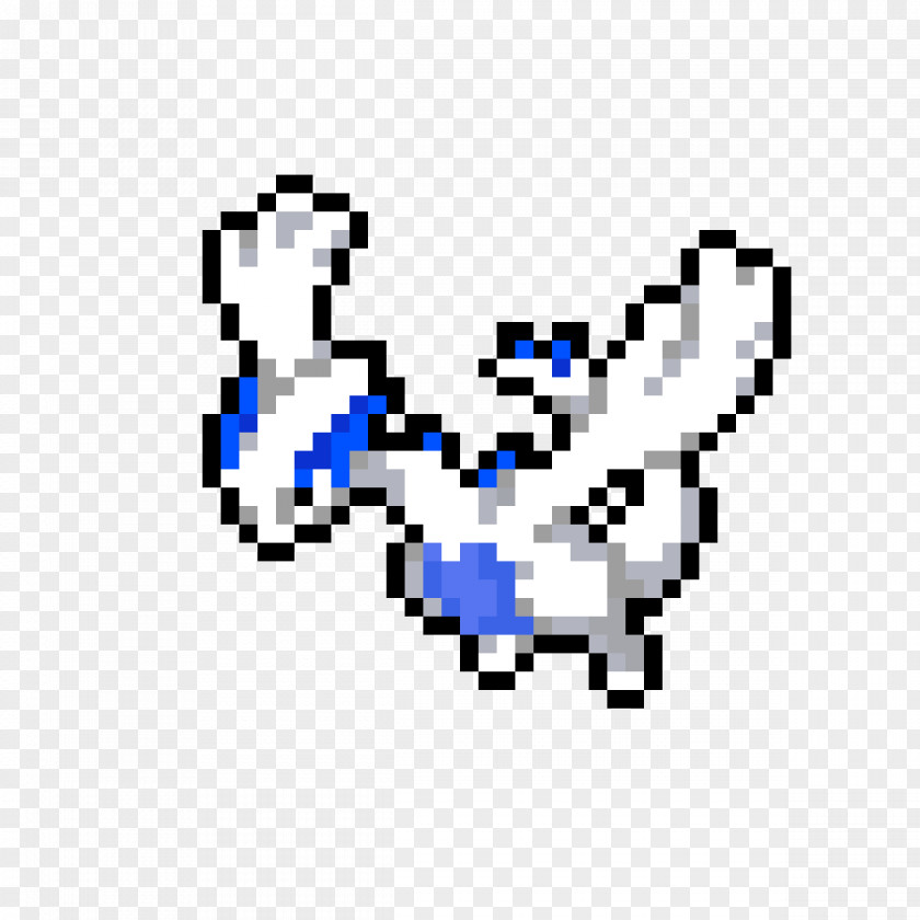 Lugia Pokémon Sun And Moon Pixel Art PNG