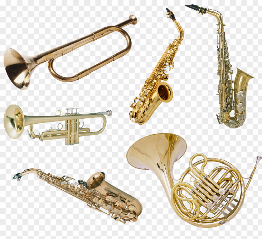 Musical Instruments Trumpet Saxophone Tuba Instrument Brass PNG
