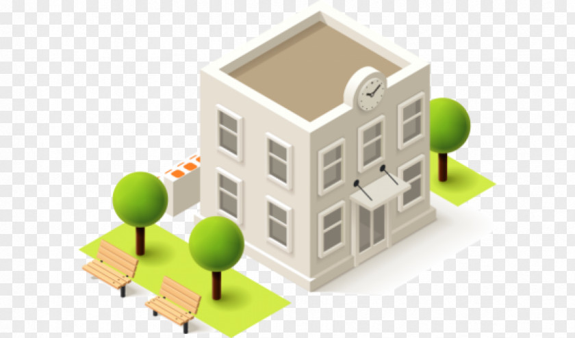 Building Isometric Projection PNG