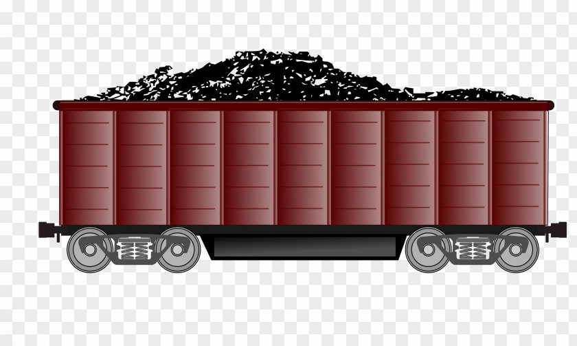 Coal Rail Transport Train Mining Clip Art PNG