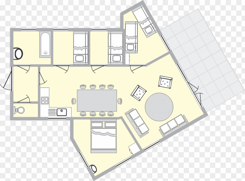 Floor Plan Product Line Angle Design PNG