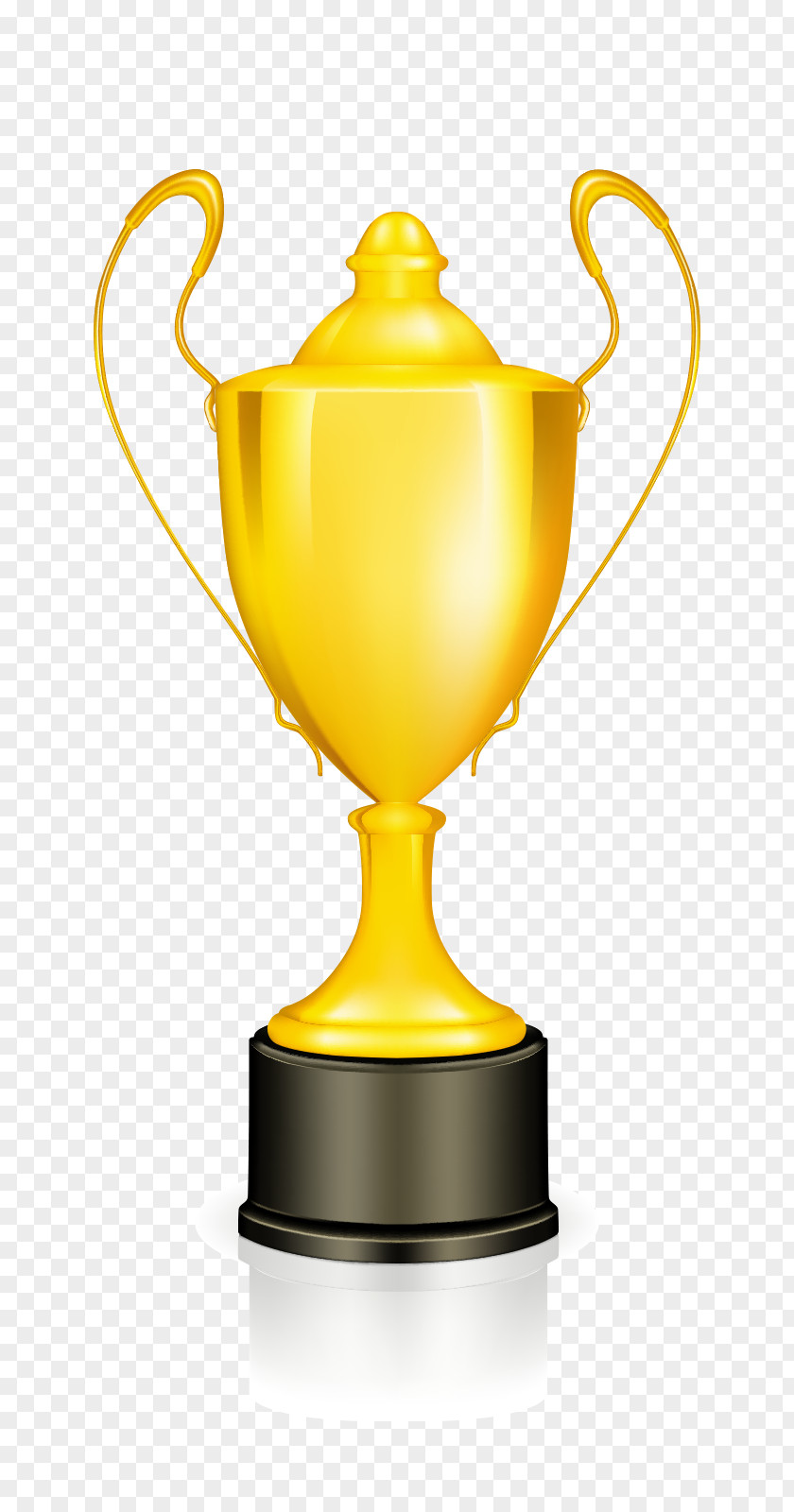 Gold Prize Material Trophy Clip Art PNG