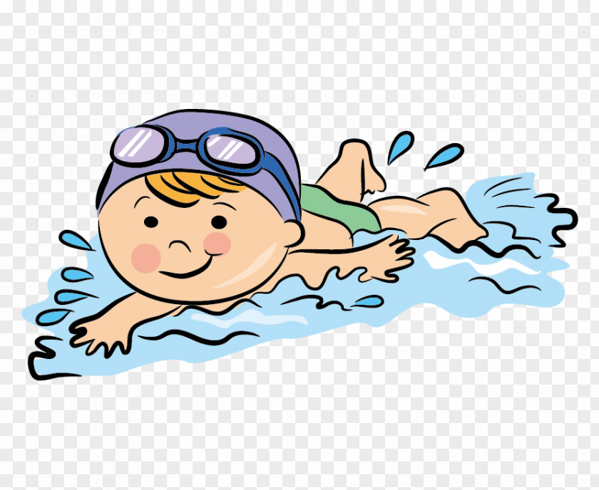 Nager Clip Art Swimming Drawing Illustration Cartoon PNG