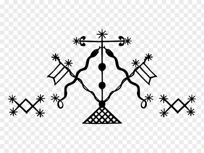 Symbol Damballa Veve Haitian Vodou Loa PNG