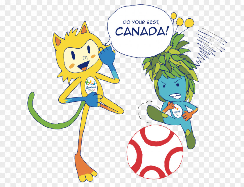 Vinicius And Tom Olympic Games 2016 Summer Olympics Mascot Paralympic PNG