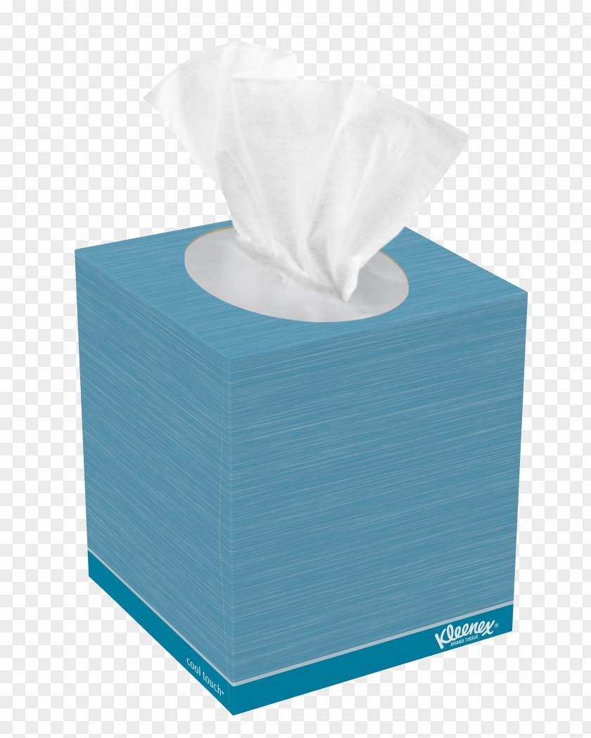 Box Facial Tissues Kleenex Tissue Paper PNG