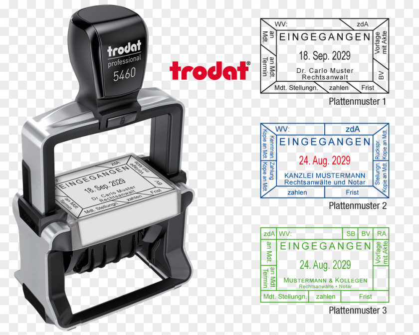 Discount Roll Tampon Dateur Trodat Professional Rubber Stamp Office Supplies SSI Schaefer Shop PNG