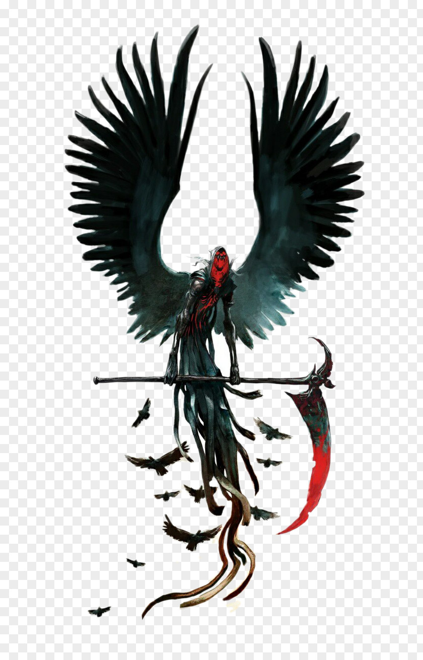 Grim Reaper Death Character Illustration PNG