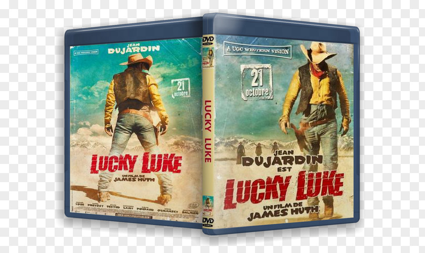 LUCKY LUKE Lucky Luke Blu-ray Disc Poster PNG