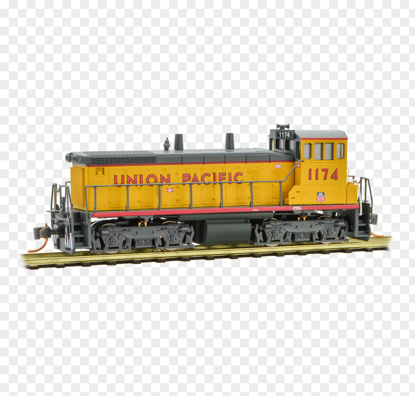 Train Rail Transport Railroad Car Locomotive EMD SW1500 PNG