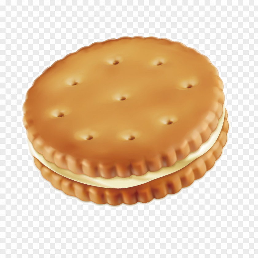 Vector Biscuit Sandwich Cookie PNG